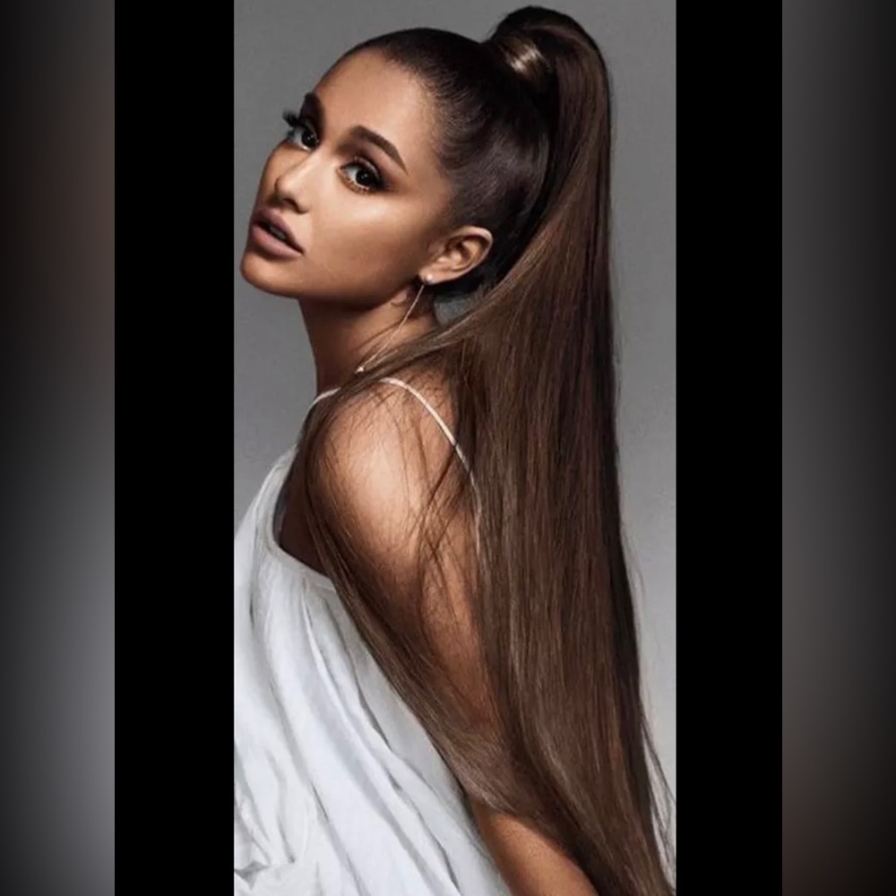 Clip in ponytail hair extensions